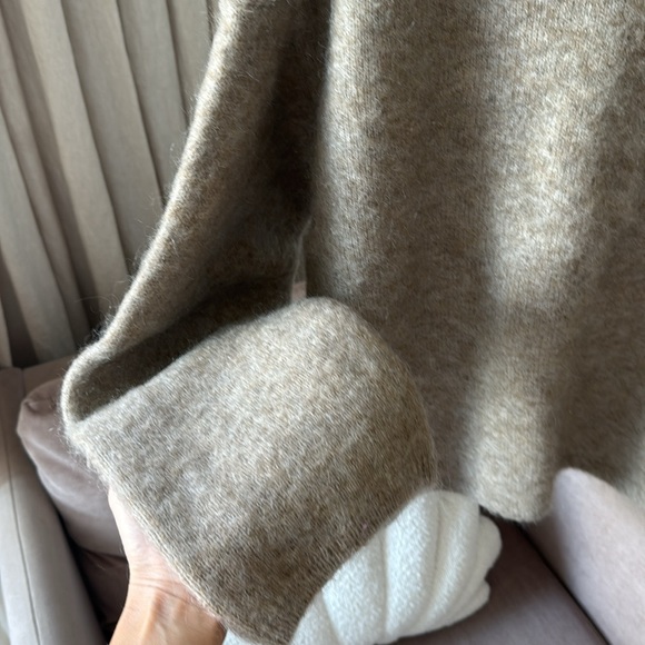 OVERSIZED MOHAIR-BLEND SWEATER, size S, beige - Picture 6 of 7